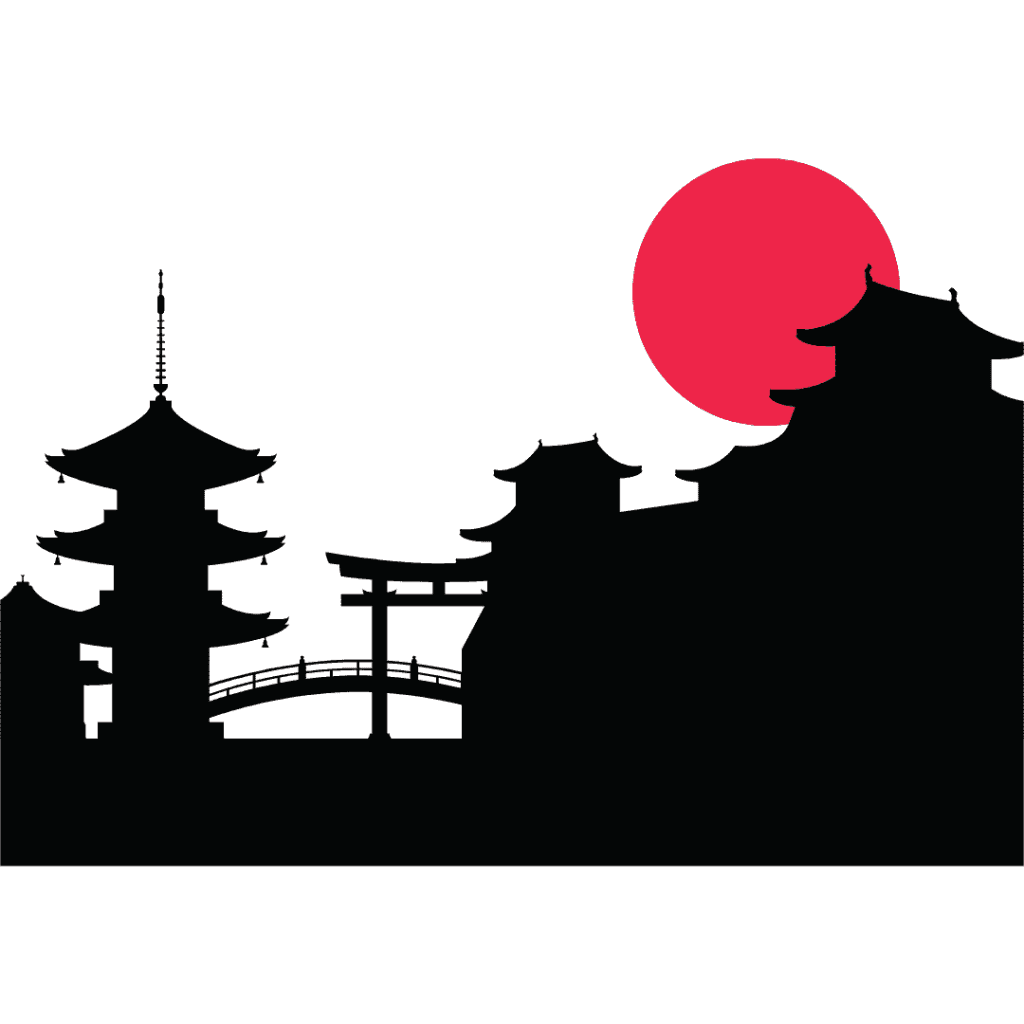 京都のイラスト